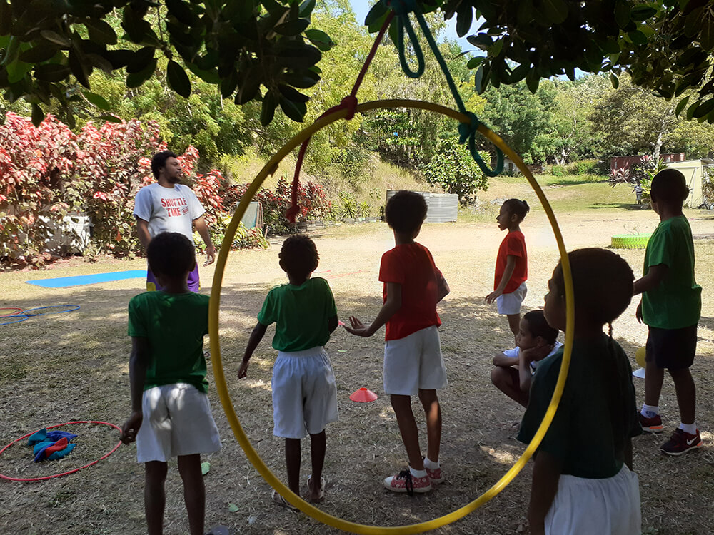 A combination of badminton and gymnastics for people of all abilities