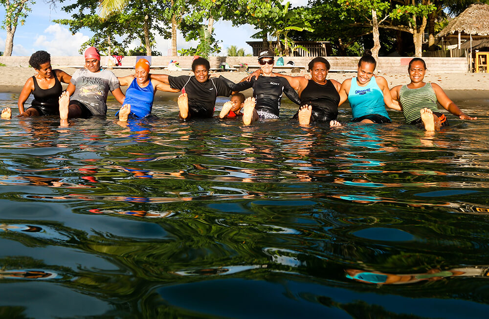 The Swim, Splash & Survive program delivers a range of aquatic sports activities.