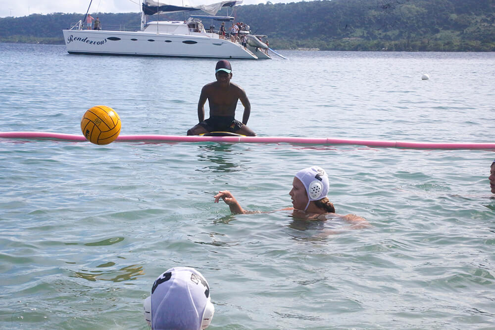 The Swim, Splash & Survive program delivers a range of aquatic sports activities.