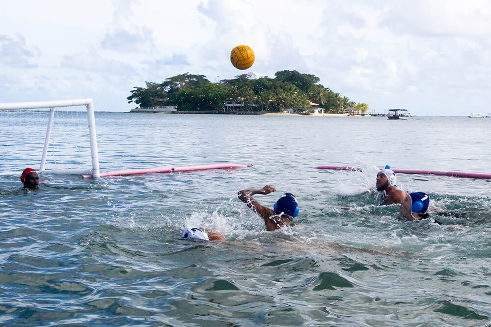 The Swim, Splash & Survive program delivers a range of aquatic sports activities.