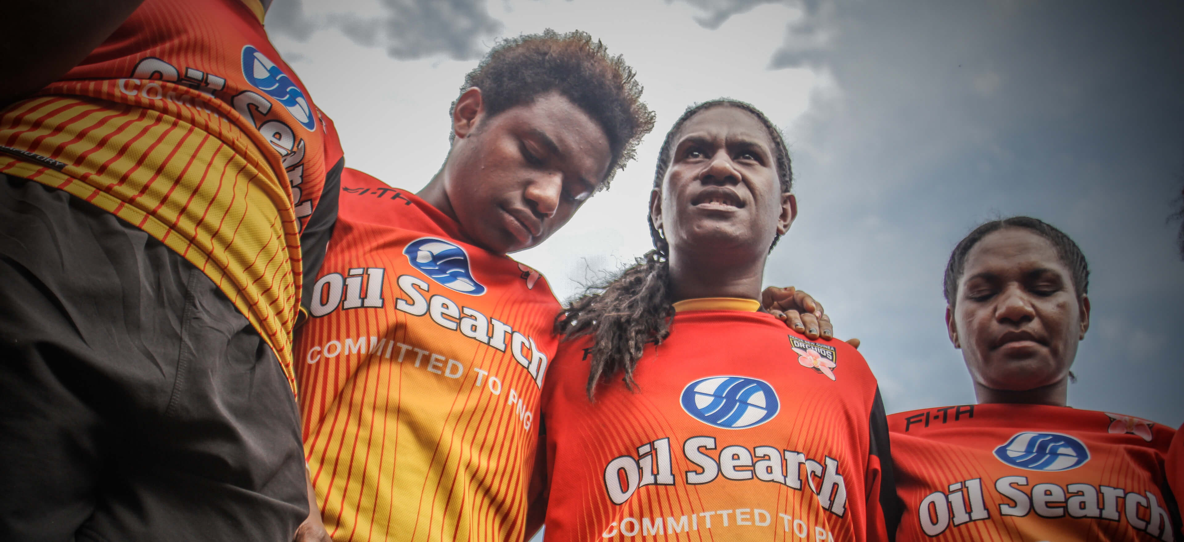 Cathy Neap addresses her Orchids teammates 