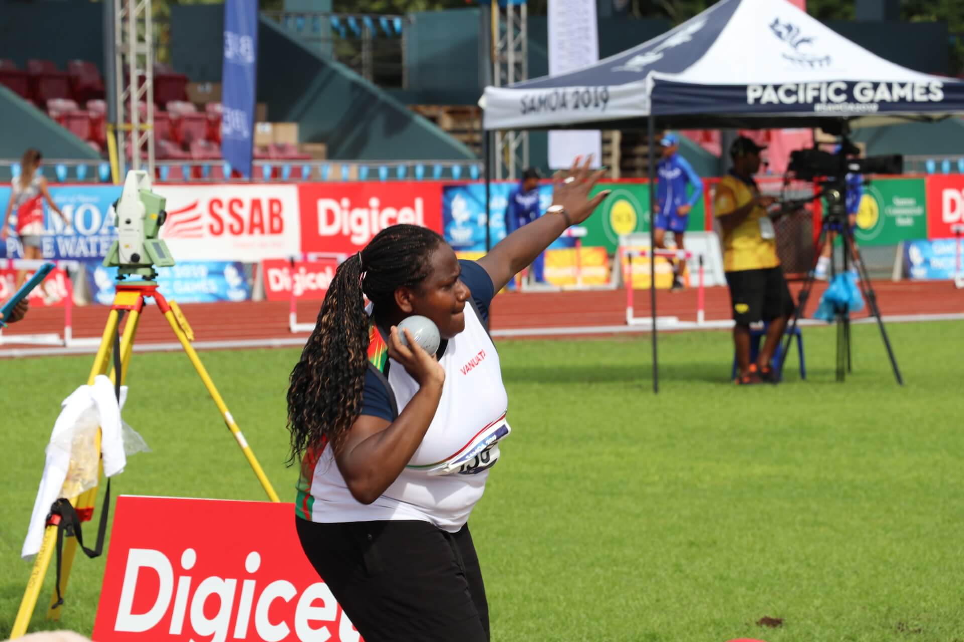 Ellie Enock in action