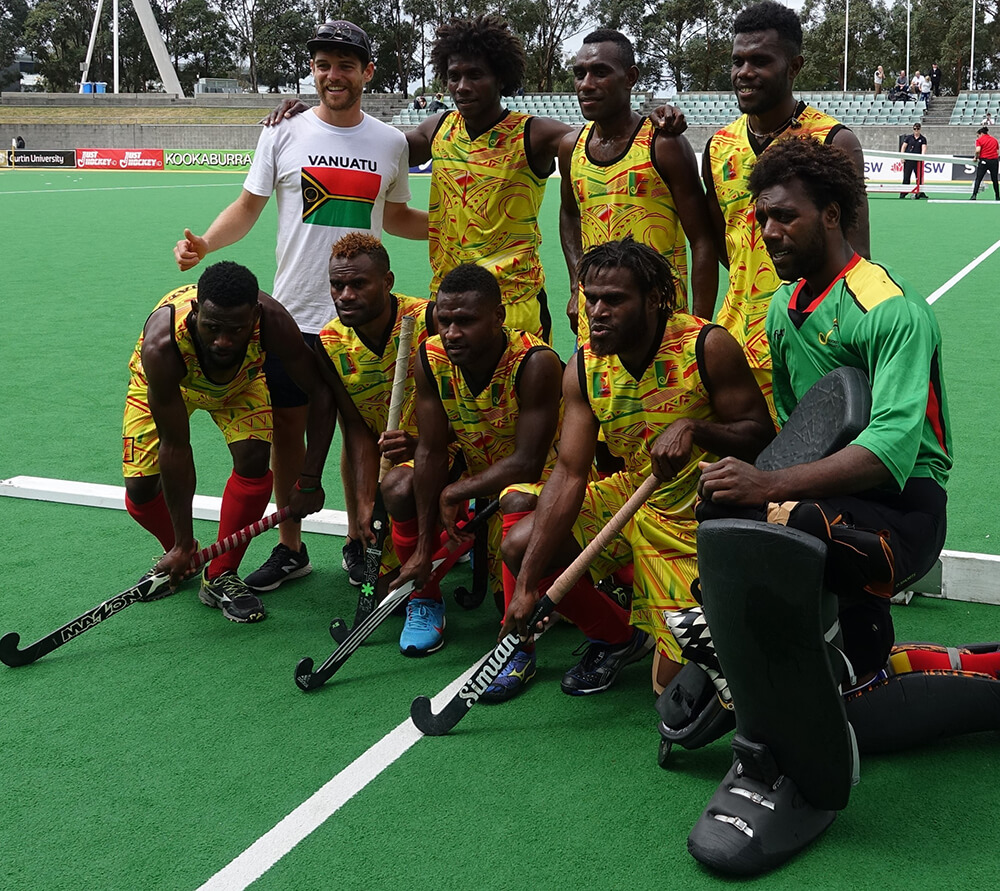 group photo of gold medallists