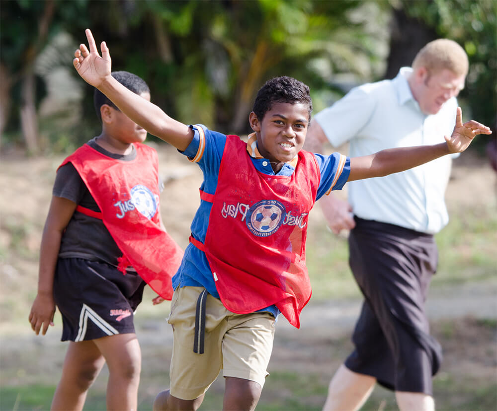 boy running