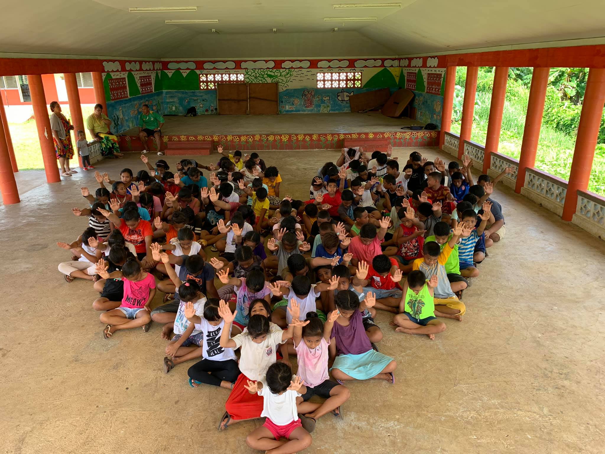 Enjoying rugby league in Samoa