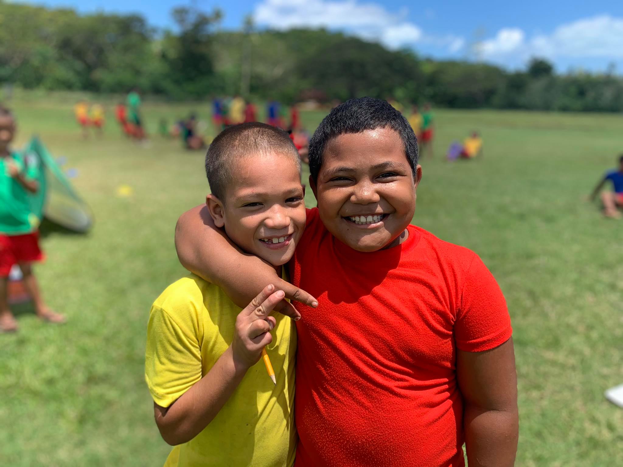 Enjoying rugby league in Samoa