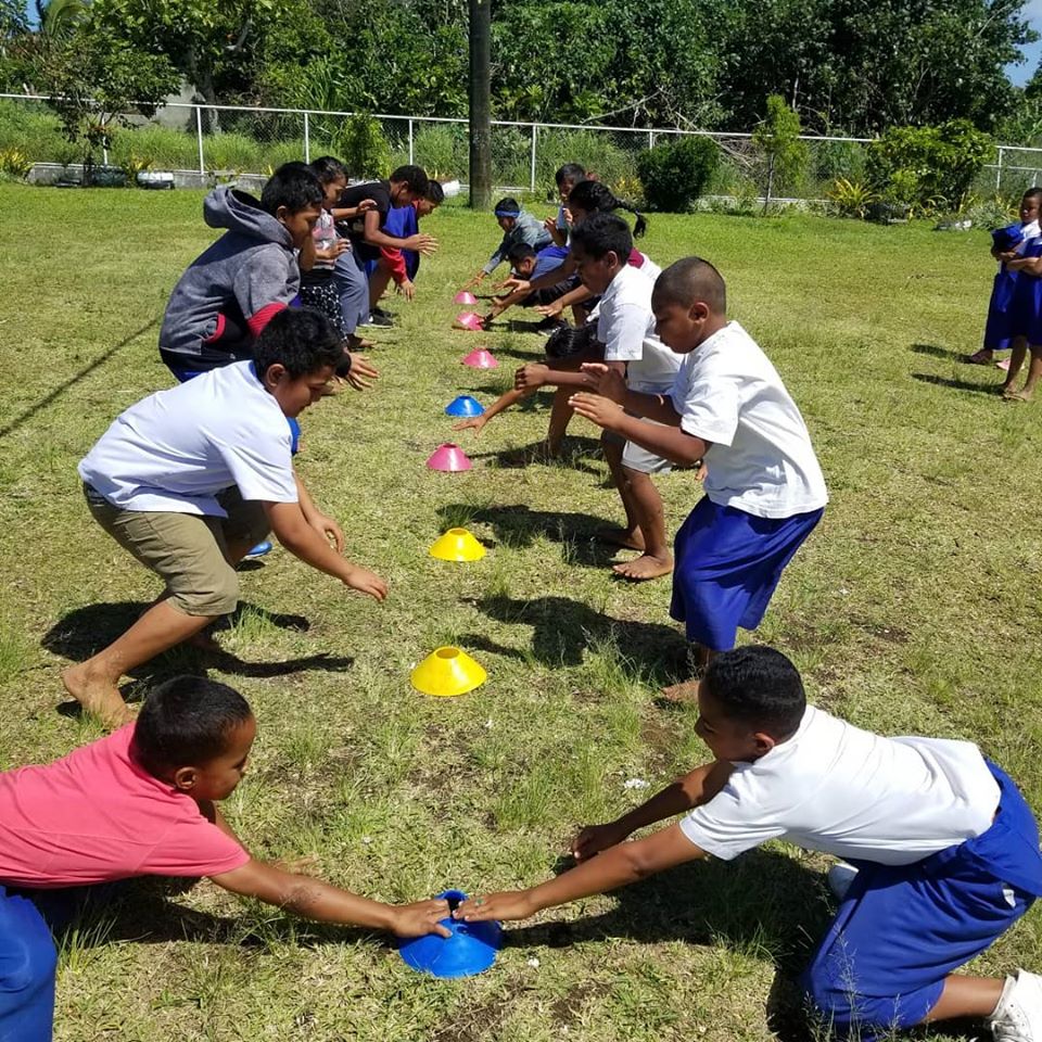 The League for Life program in Fiji delivers a range of rugby league-themed activities and positive social messages.