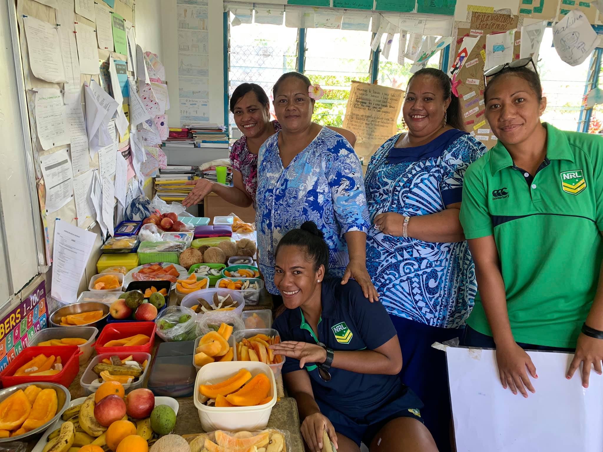 Enjoying rugby league in Samoa
