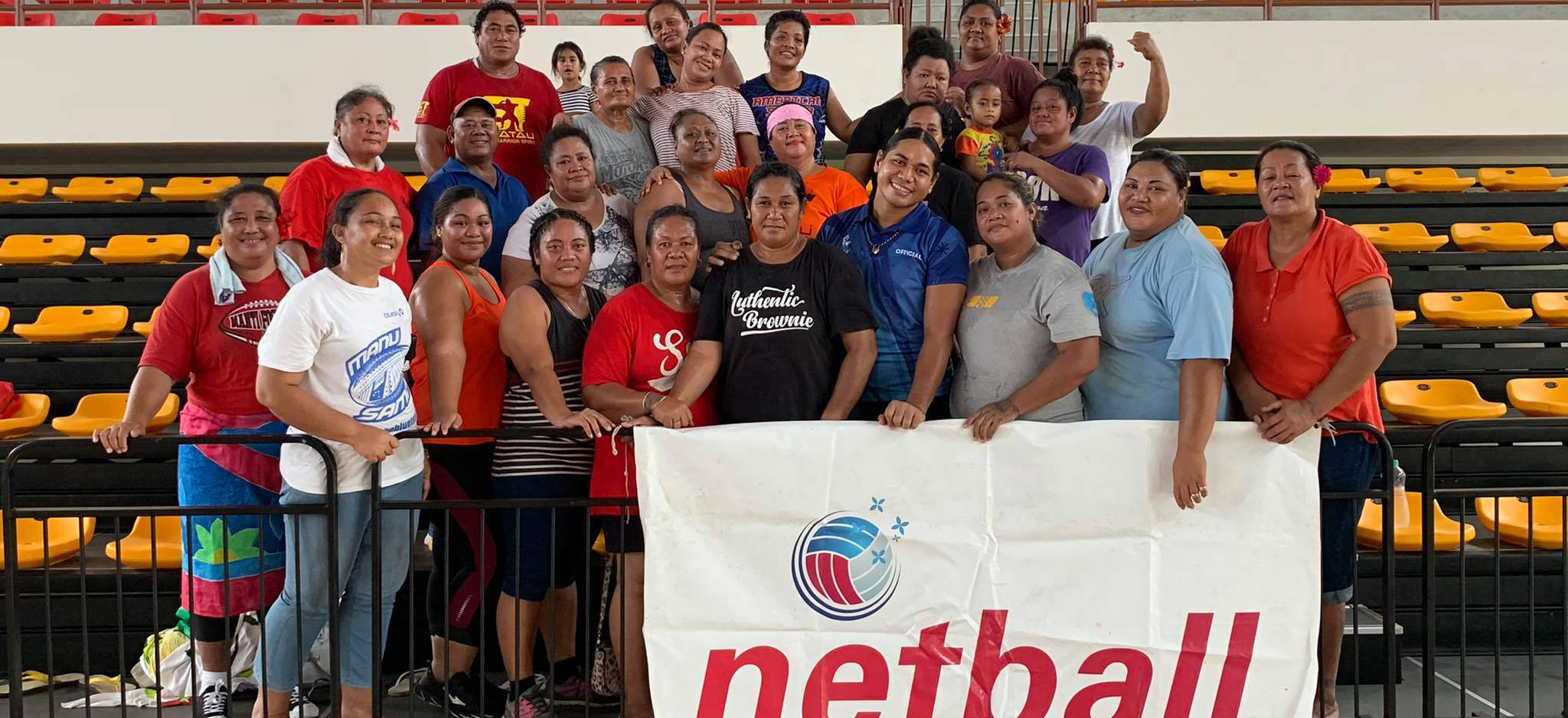 Netball players in Samoa
