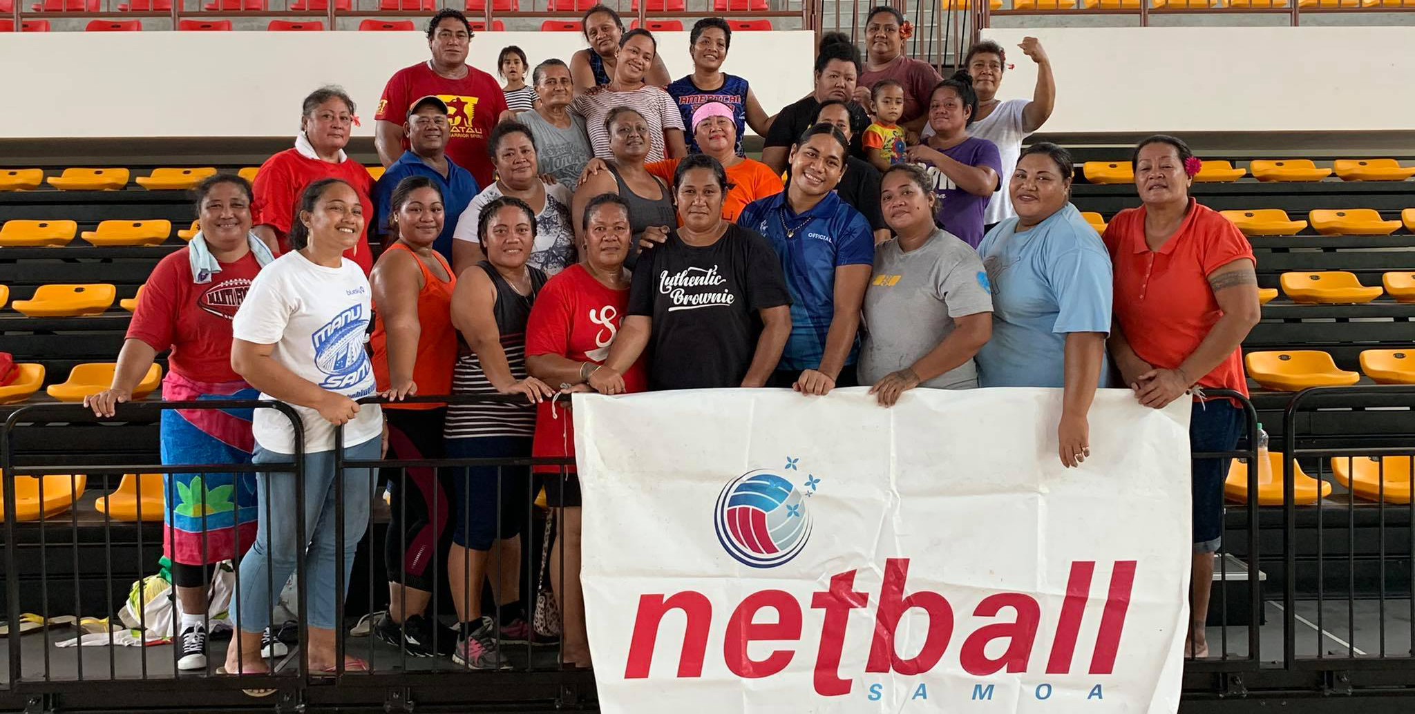 Netball players in Samoa