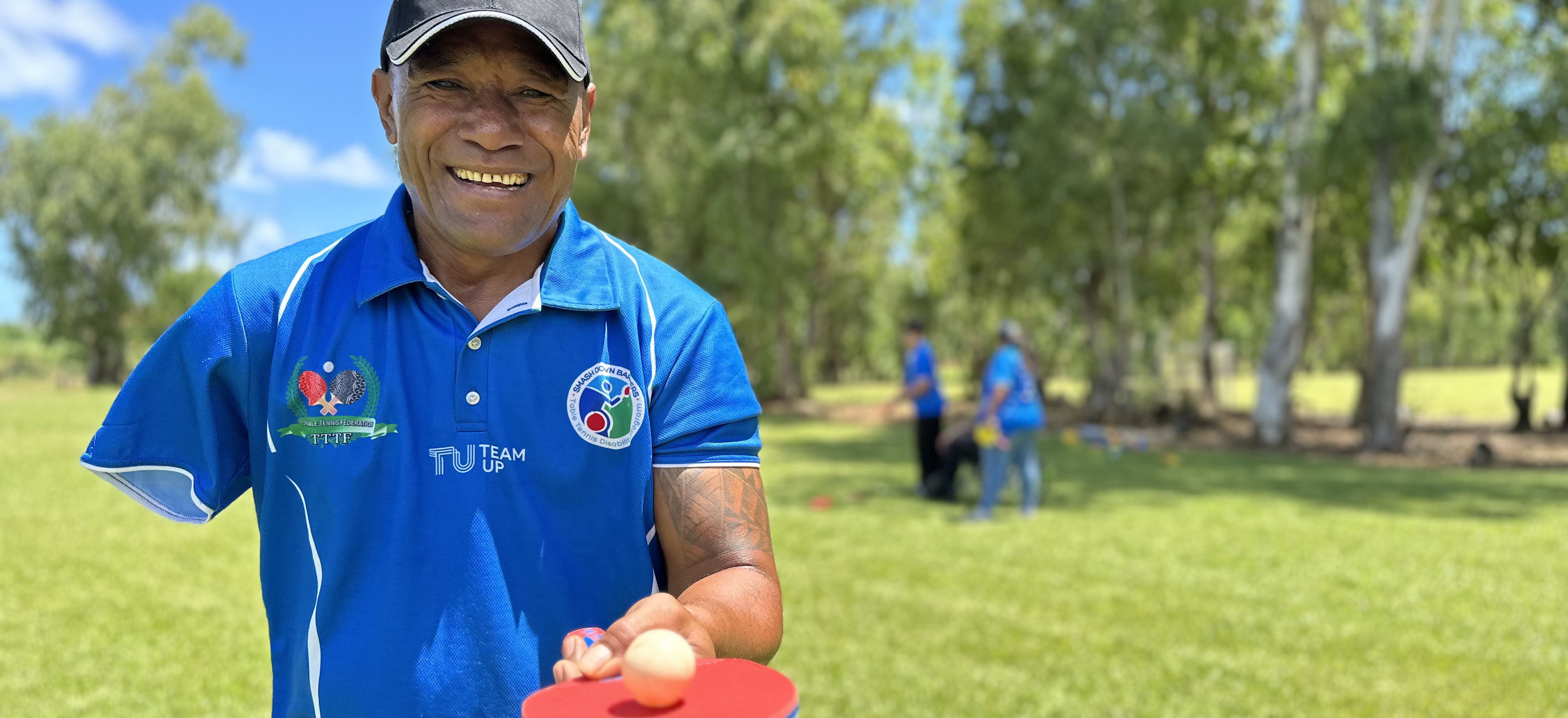 A Tongan para table tennis player
