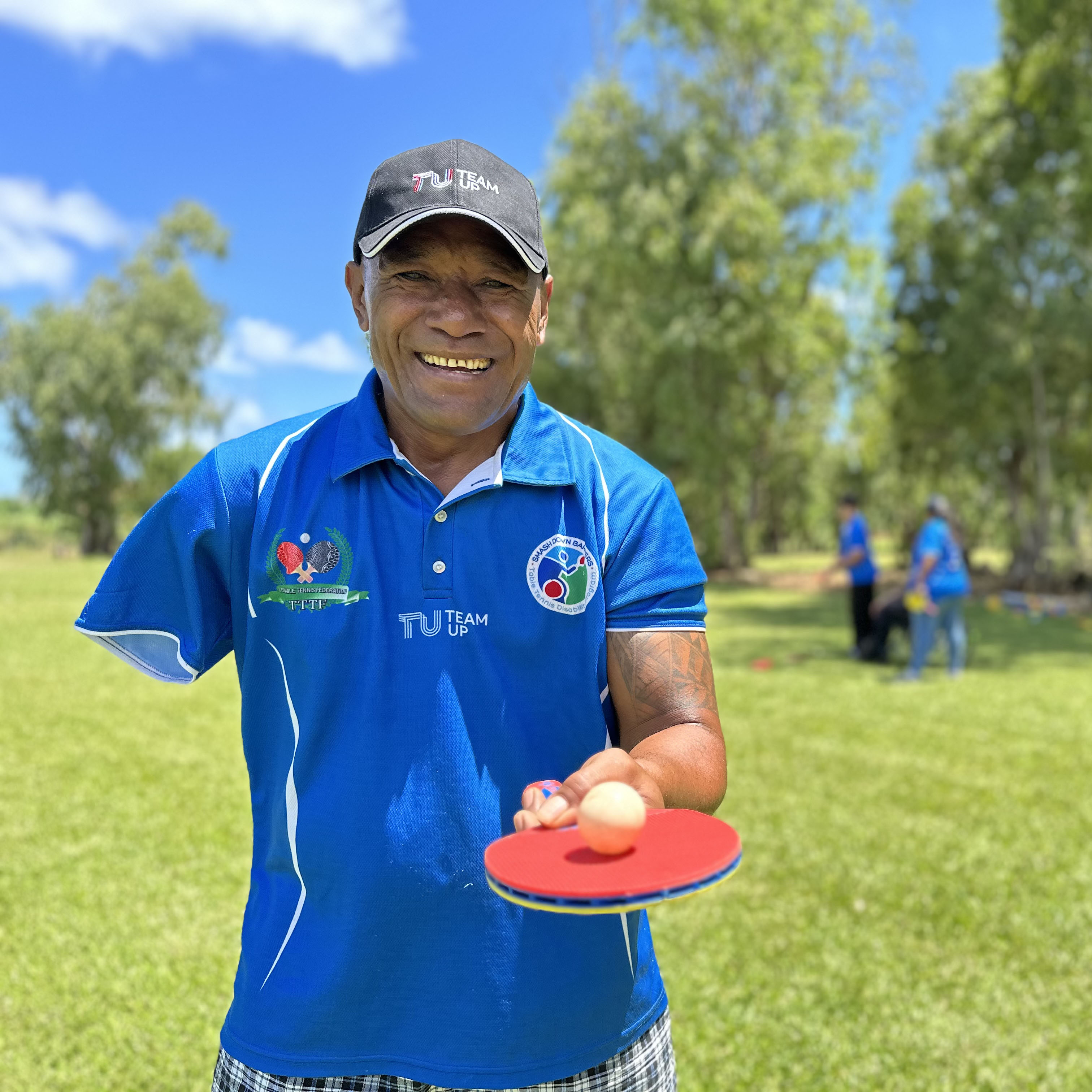 A Tongan para table tennis player