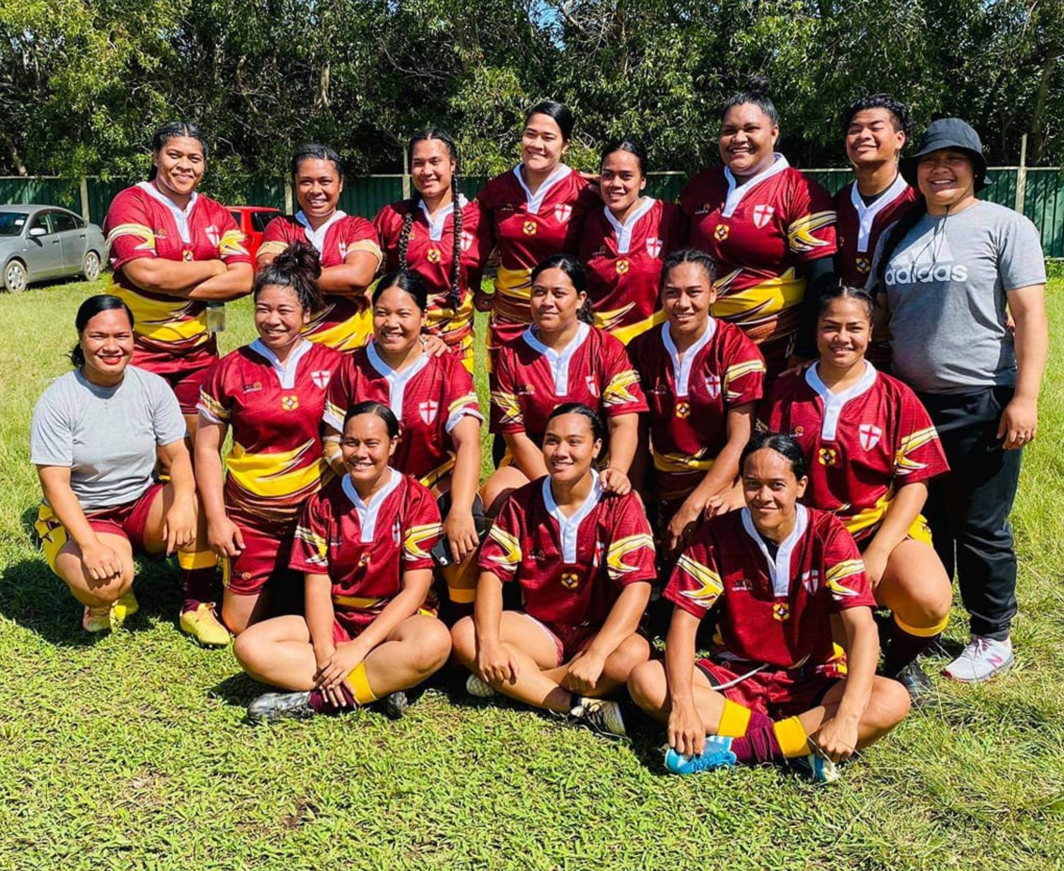 Girls rugby team