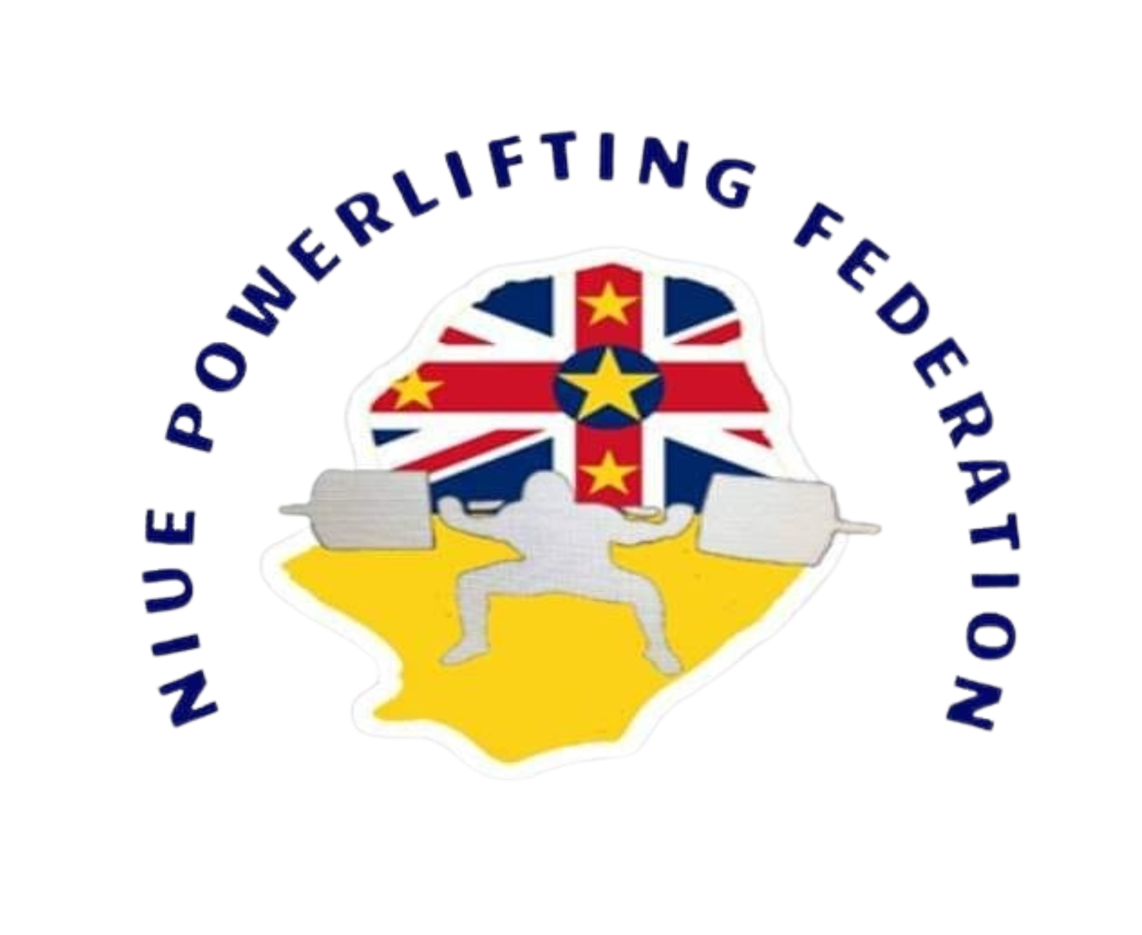 Logo depicting a weightlifter 