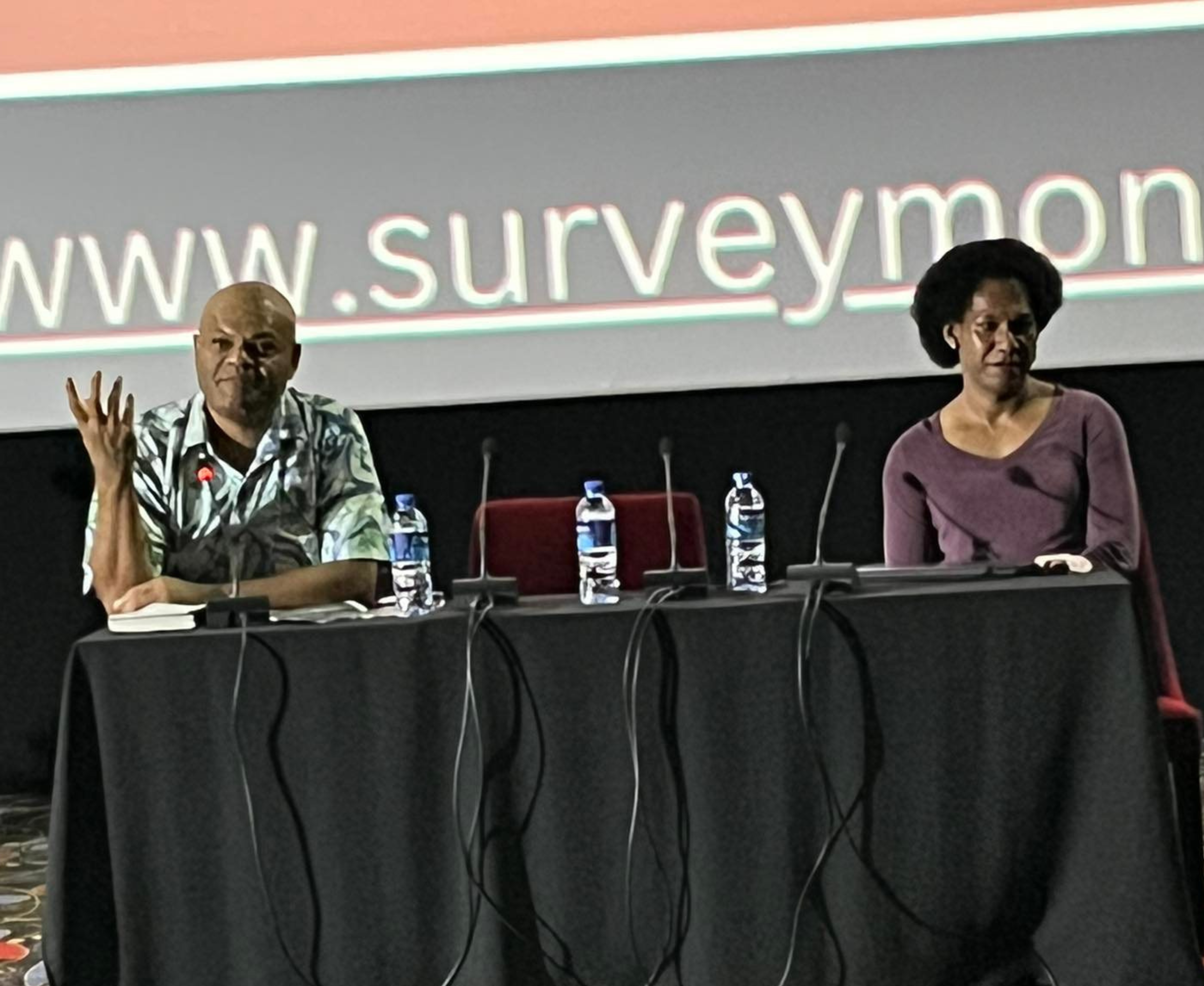Panelists at a disability forum
