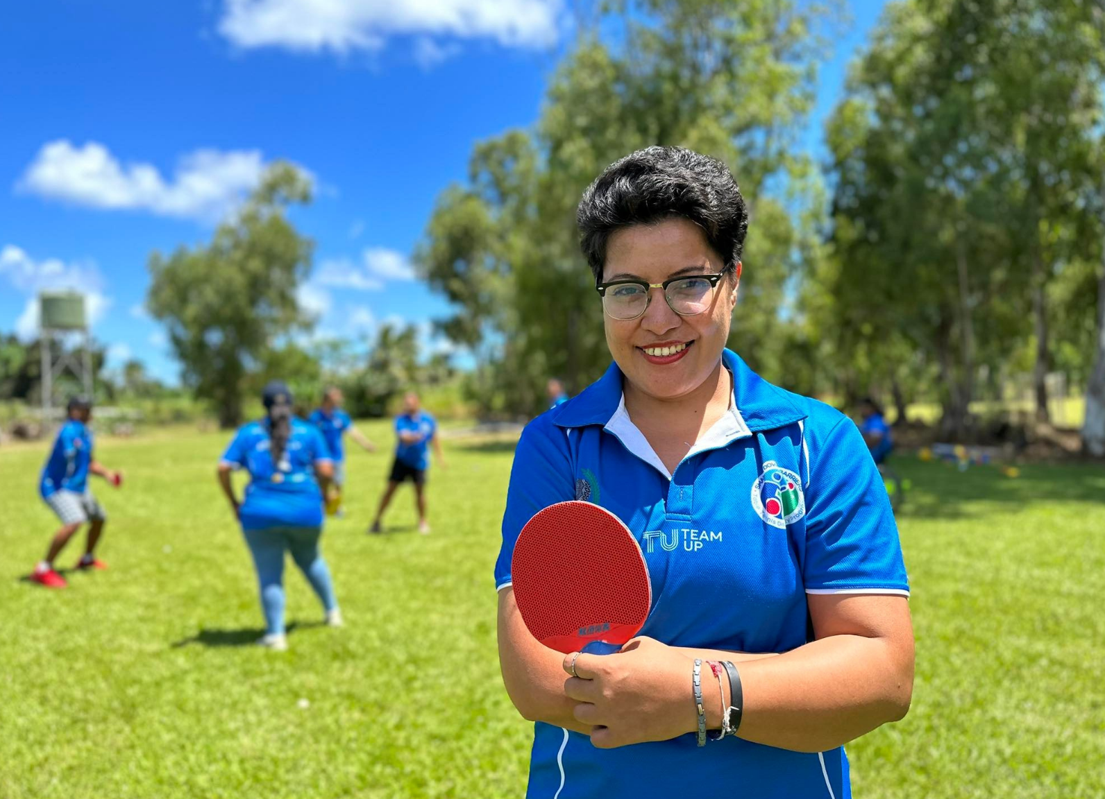 Vasi posing for a portrait shot