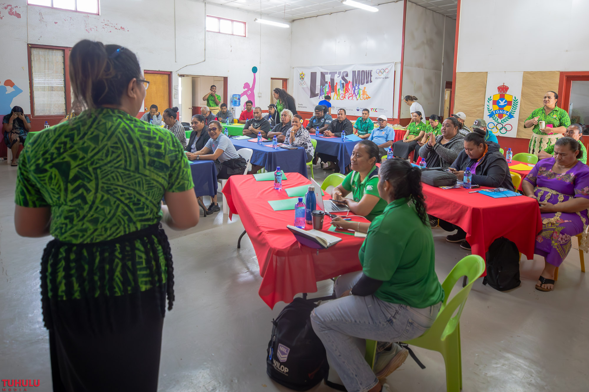 People having a chat