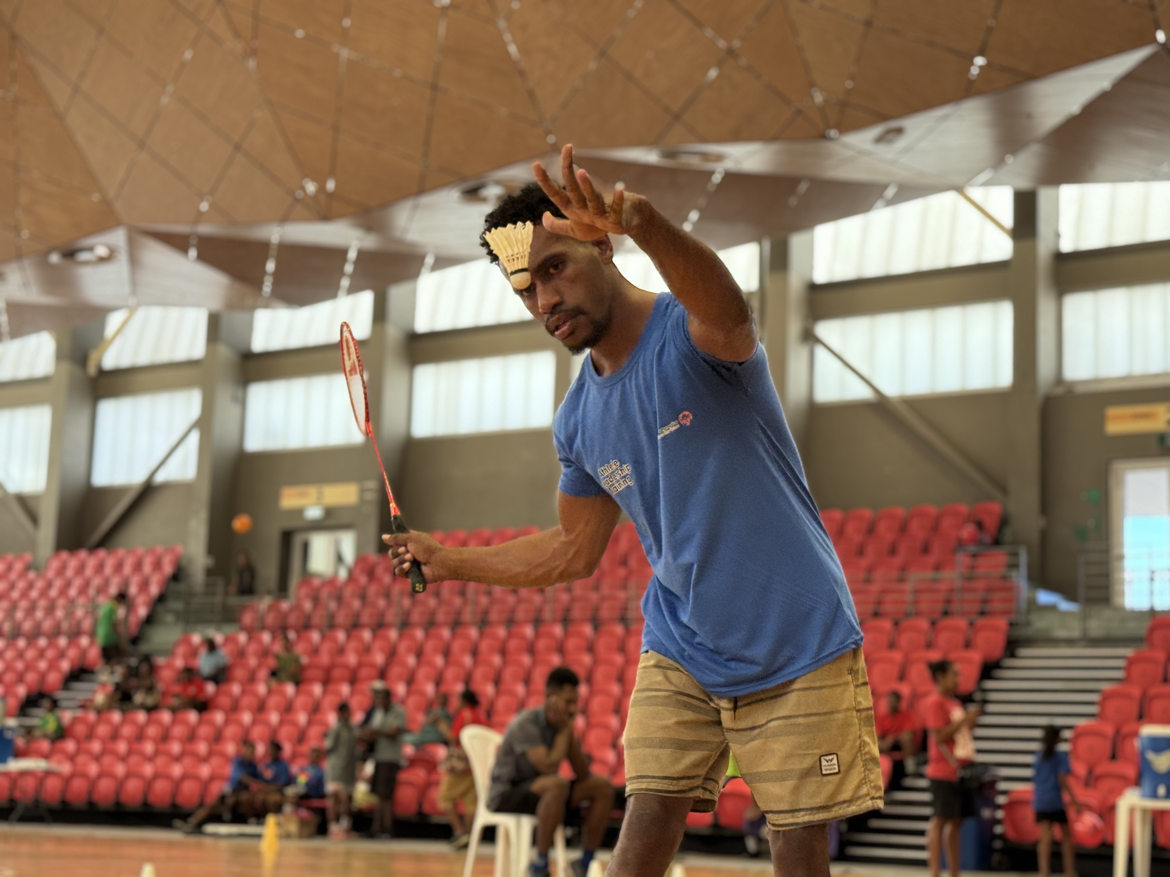 Emmanuel Sevara in action